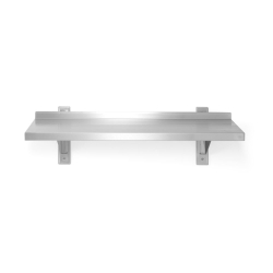 &Eacute;tag&egrave;re murale simple r&eacute;glable en inox, 800x300x600mm - Hendi