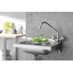 &Eacute;vier professionnel en acier inoxydable mural 400x290mm - Hendi