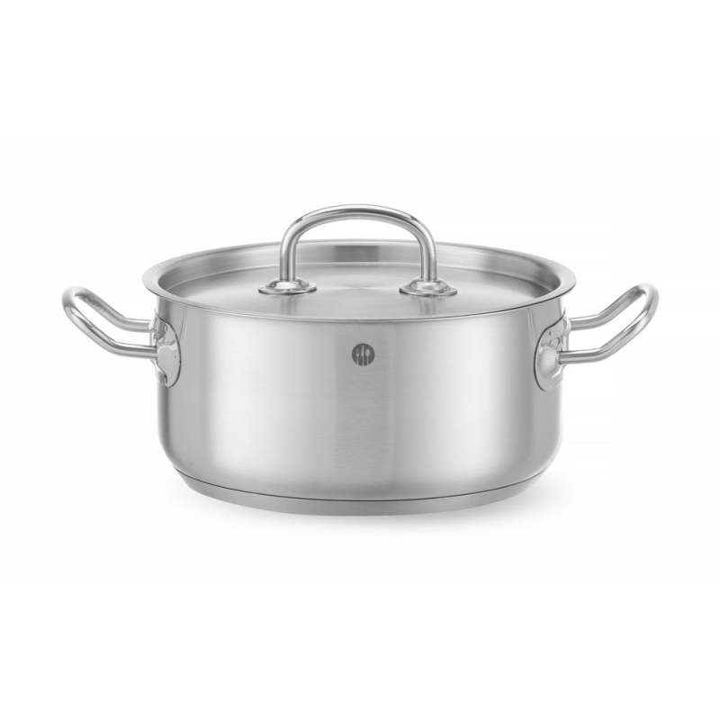 Faitout en inox Kitchen Line avec couvercle 2,9L (⌀200x95mm) - Hendi