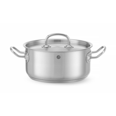 Faitout en inox Kitchen Line avec couvercle 2,9L (⌀200x95mm) - Hendi