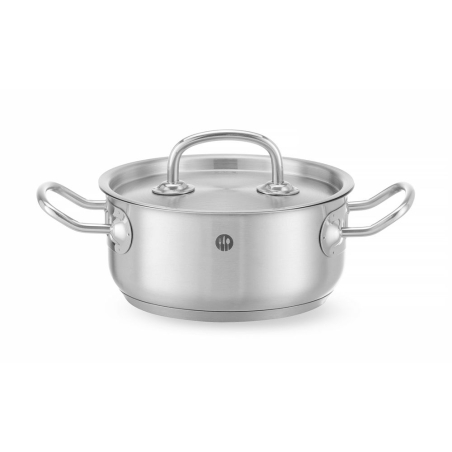Faitout Inox avec Couvercle 1,5L Kitchen Line - Hendi