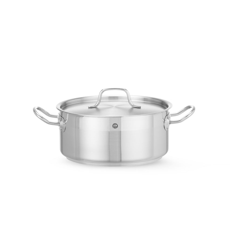 Faitout Profi Line Inox 4,8L &Oslash;240mm avec Couvercle - Hendi