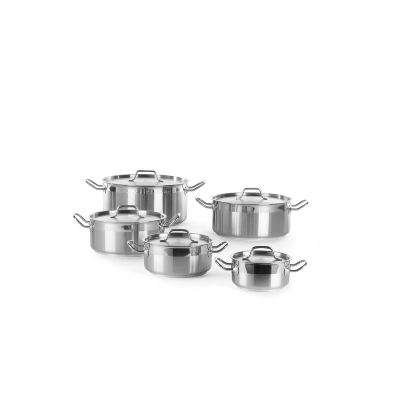 Faitout Profi Line Inox avec Couvercle 12L (⌀320x150mm) - Hendi