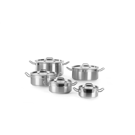 Faitout Profi Line Inox avec Couvercle 12L (⌀320x150mm) - Hendi