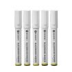Feutres Craie Blancs 6mm (Lot de 5) - Pointe Biseaut&eacute;e 2-6mm - Hendi