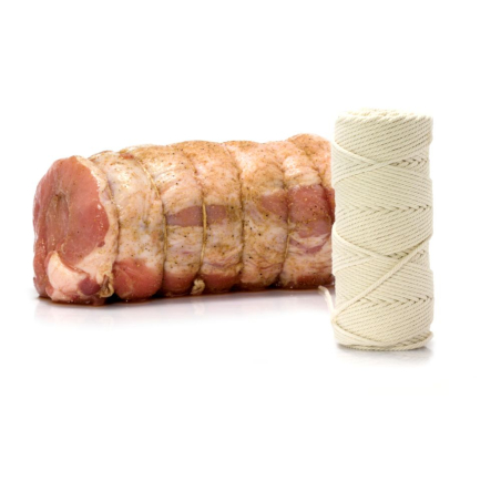 Ficelle de cuisine en coton &eacute;cru pour roulade, 70 m, blanche - Hendi