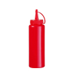 Flacon distributeur de sauce Rouge, 0,2L, Poly&eacute;thyl&egrave;ne - Hendi