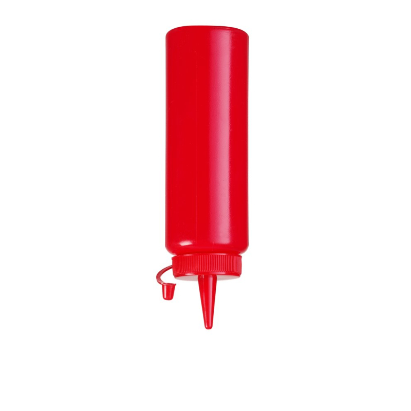Flacon distributeur de sauce Rouge, 0,2L, Poly&eacute;thyl&egrave;ne - Hendi