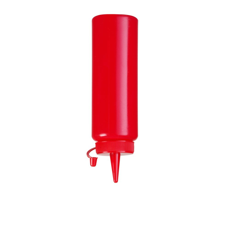 Flacon distributeur de sauce Rouge, 0,2L, Poly&eacute;thyl&egrave;ne - Hendi