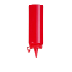 Flacon distributeur de sauce Rouge, 0,2L, Poly&eacute;thyl&egrave;ne - Hendi