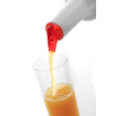 Flacon Verseur BarUp 0,8L pour Jus et Pr&eacute;-m&eacute;langes, 5 Becs Color&eacute;s, Blanc - Hendi