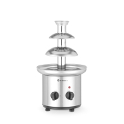 Fontaine &agrave; Chocolat Professionnelle 3 Niveaux, Capacit&eacute; 1.5kg, Temp&eacute;rature R&eacute;glable - Hendi