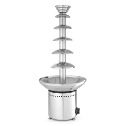 Fontaine &agrave; chocolat professionnelle inox 6 niveaux 8kg, ⌀372x(H)850mm - Hendi