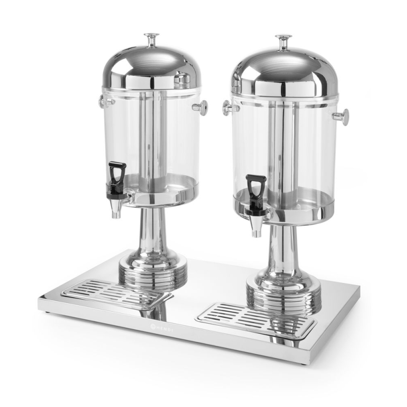 Fontaine &agrave; Jus de Fruit 16L avec Refroidissement par Gla&ccedil;ons et Robinet Antigoutte - Hendi