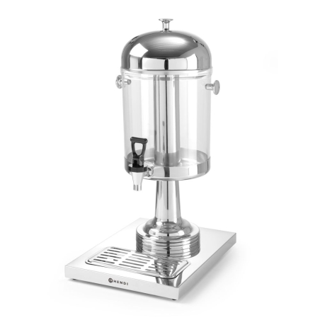 Fontaine &agrave; Jus de Fruit 8L avec Refroidissement par Gla&ccedil;ons et Robinet Antigoutte - Hendi