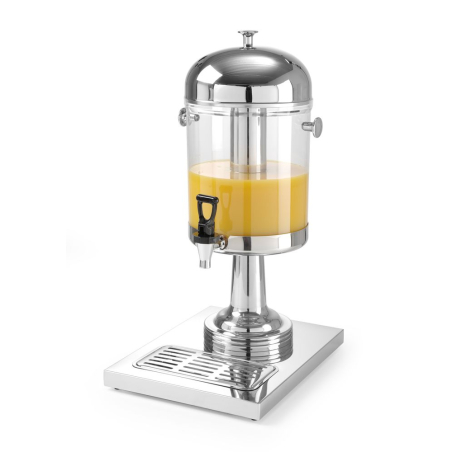 Fontaine &agrave; Jus de Fruit 8L avec Refroidissement par Gla&ccedil;ons et Robinet Antigoutte - Hendi