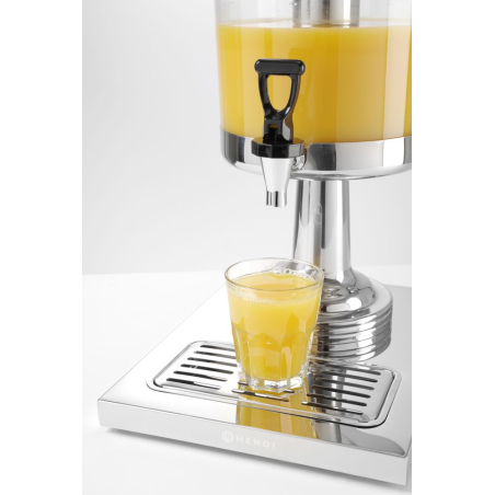 Fontaine &agrave; Jus de Fruit 8L avec Refroidissement par Gla&ccedil;ons et Robinet Antigoutte - Hendi
