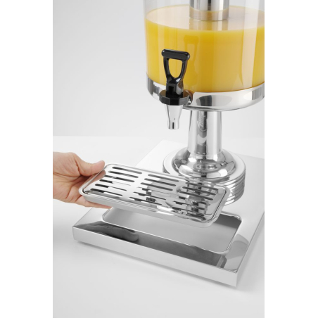 Fontaine &agrave; Jus de Fruit 8L avec Refroidissement par Gla&ccedil;ons et Robinet Antigoutte - Hendi