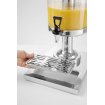 Fontaine &agrave; Jus de Fruit 8L avec Refroidissement par Gla&ccedil;ons et Robinet Antigoutte - Hendi