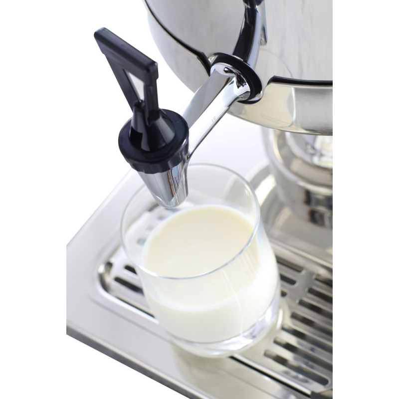 Fontaine &agrave; lait professionnelle r&eacute;frig&eacute;r&eacute;e 10,5 L Acier Inoxydable - Hendi