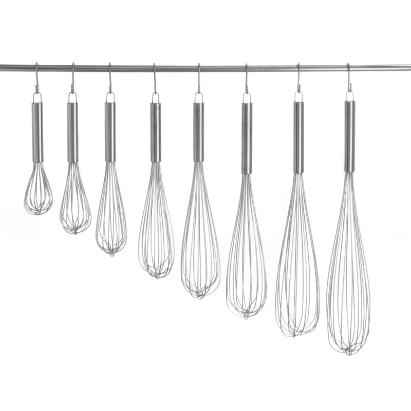 Fouet de cuisine professionnel 8 fils inox 290mm - Hendi
