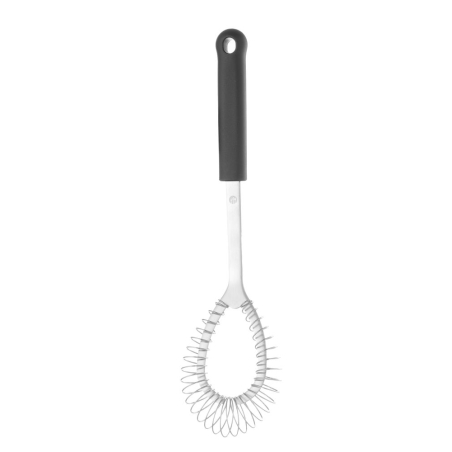Fouet plat de cuisine professionnel, 300mm, Noir - Hendi