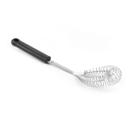 Fouet plat de cuisine professionnel, 300mm, Noir - Hendi