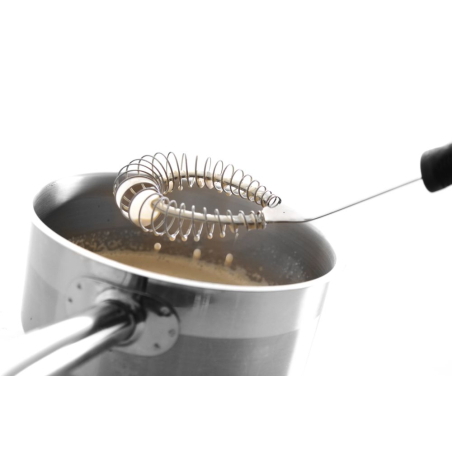 Fouet plat de cuisine professionnel, 300mm, Noir - Hendi
