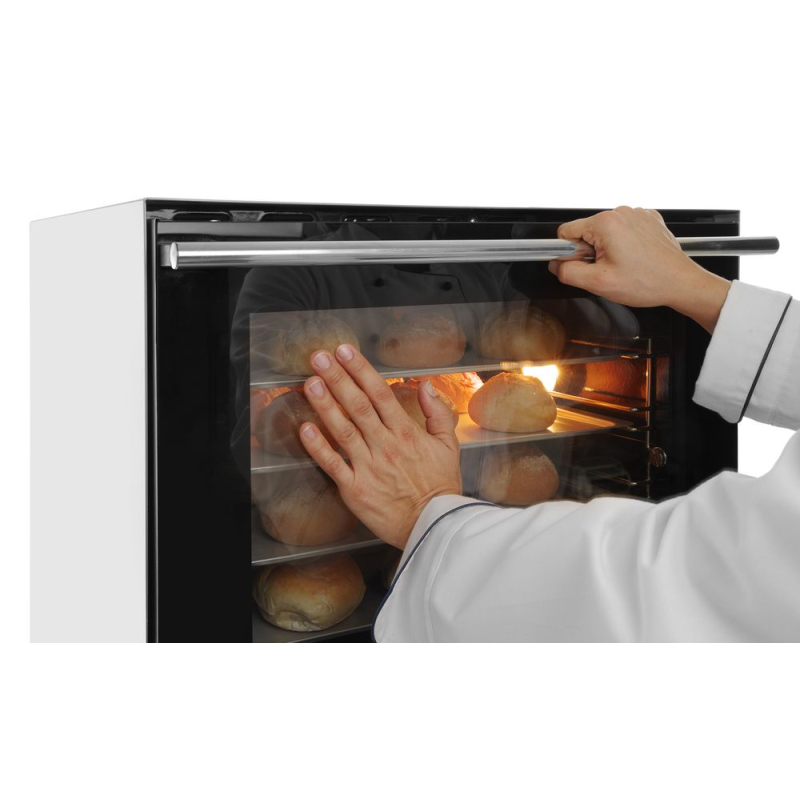Four &agrave; convection professionnel avec humidificateur H90S, 62L, 2670W, 50-300&deg;C - Hendi