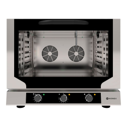Four &agrave; Convection Professionnel avec Humidificateur, 4 Plaques 600x400mm, Inox 18/10 - Hendi
