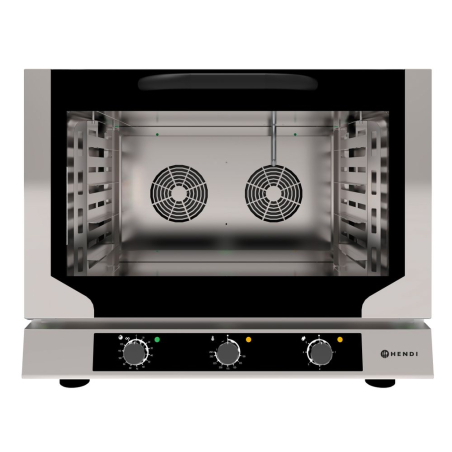 Four &agrave; Convection Professionnel avec Humidificateur, 4 Plaques 600x400mm, Inox 18/10 - Hendi