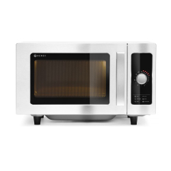 Four &agrave; micro-ondes professionnel Inox 1000W, 25L, fond c&eacute;ramique, pour CHR - Hendi