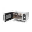 Four &agrave; micro-ondes professionnel Inox 1000W, 25L, fond c&eacute;ramique, pour CHR - Hendi