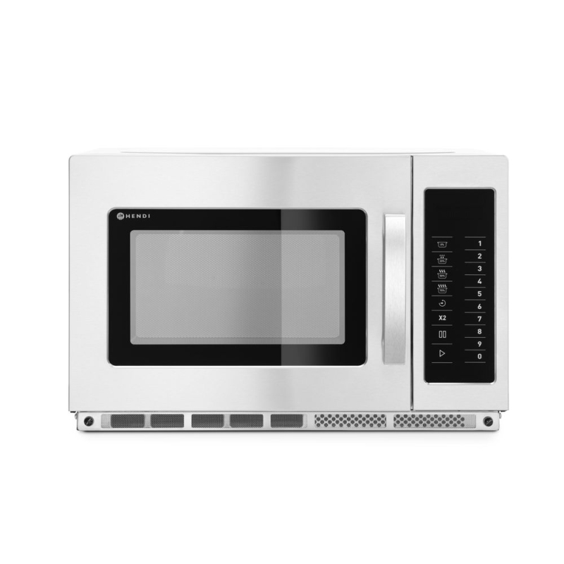 Four &agrave; Micro-ondes Professionnel Programmable 1800W 34L Inox - Hendi