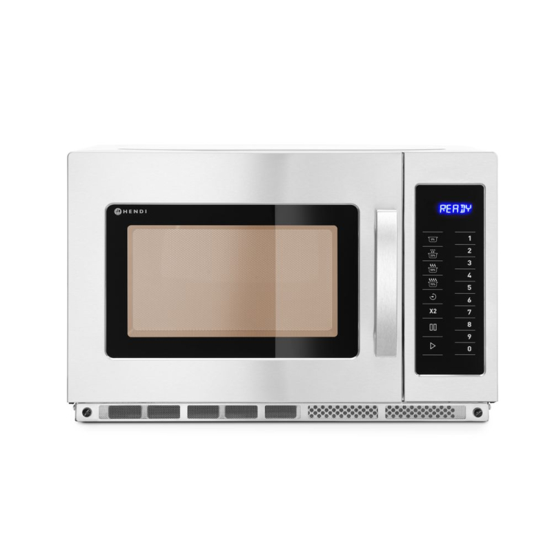 Four &agrave; Micro-ondes Professionnel Programmable 1800W 34L Inox - Hendi