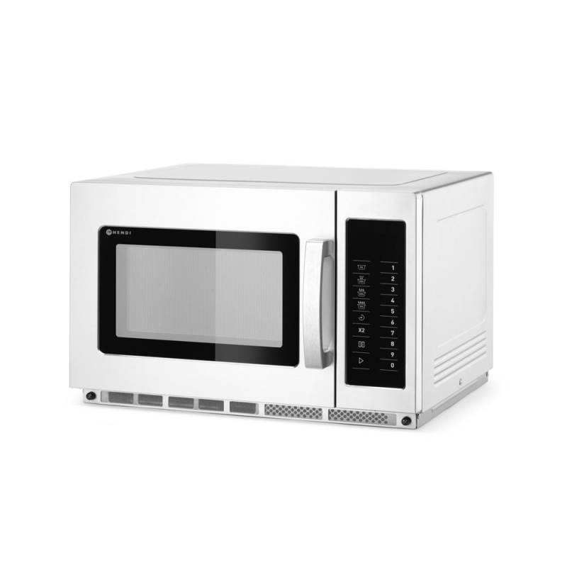Four &agrave; Micro-ondes Professionnel Programmable 1800W 34L Inox - Hendi