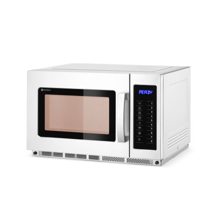 Four &agrave; Micro-ondes Professionnel Programmable 1800W 34L Inox - Hendi