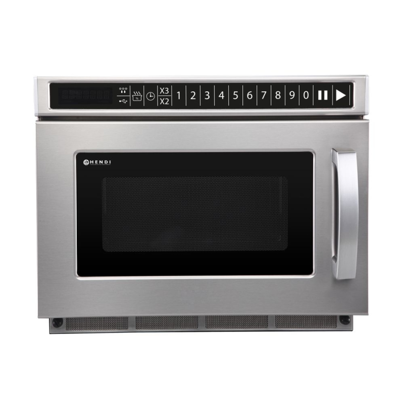 Four &agrave; Micro-ondes Professionnel Programmable 1800W USB 18L | HENDI 281376 - Hendi