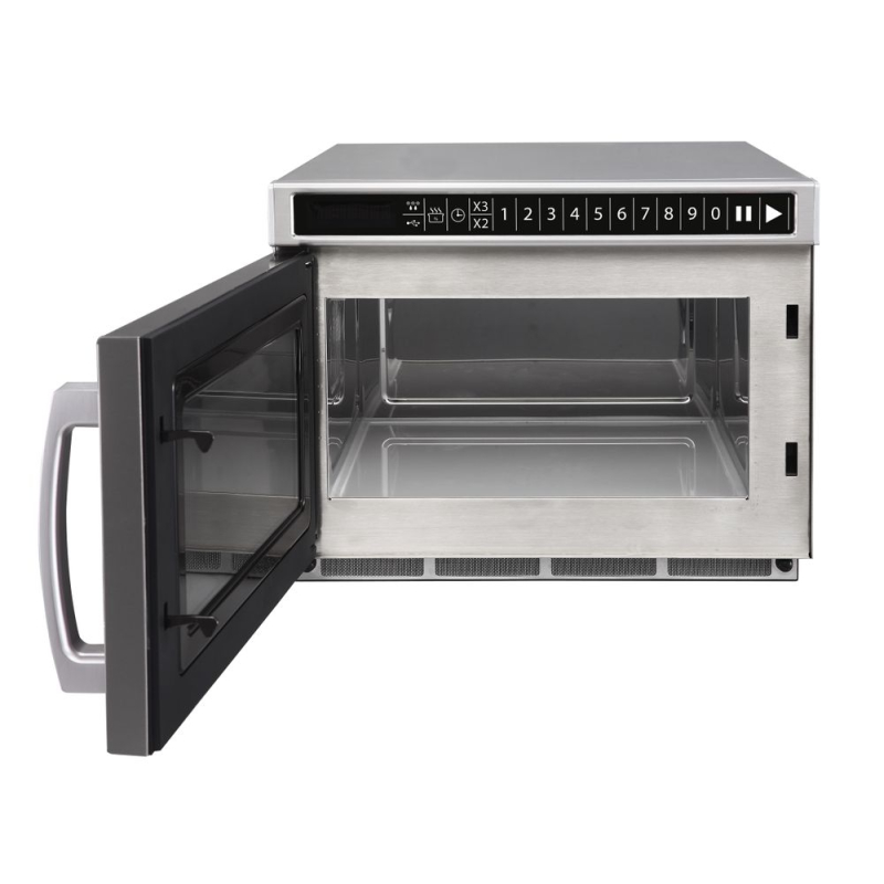 Four &agrave; Micro-ondes Professionnel Programmable 1800W USB 18L | HENDI 281376 - Hendi