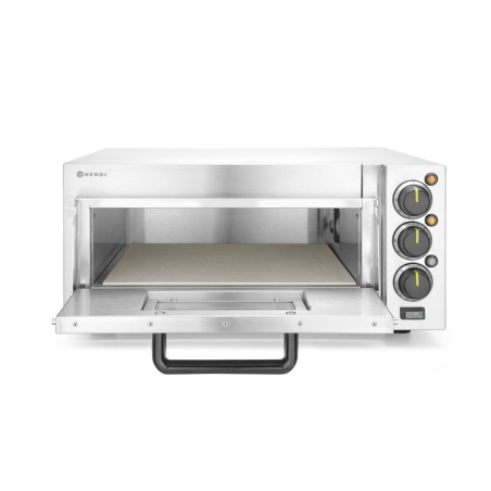 Four &agrave; Pizza Compact Professionnel 2000W Inox - Hendi