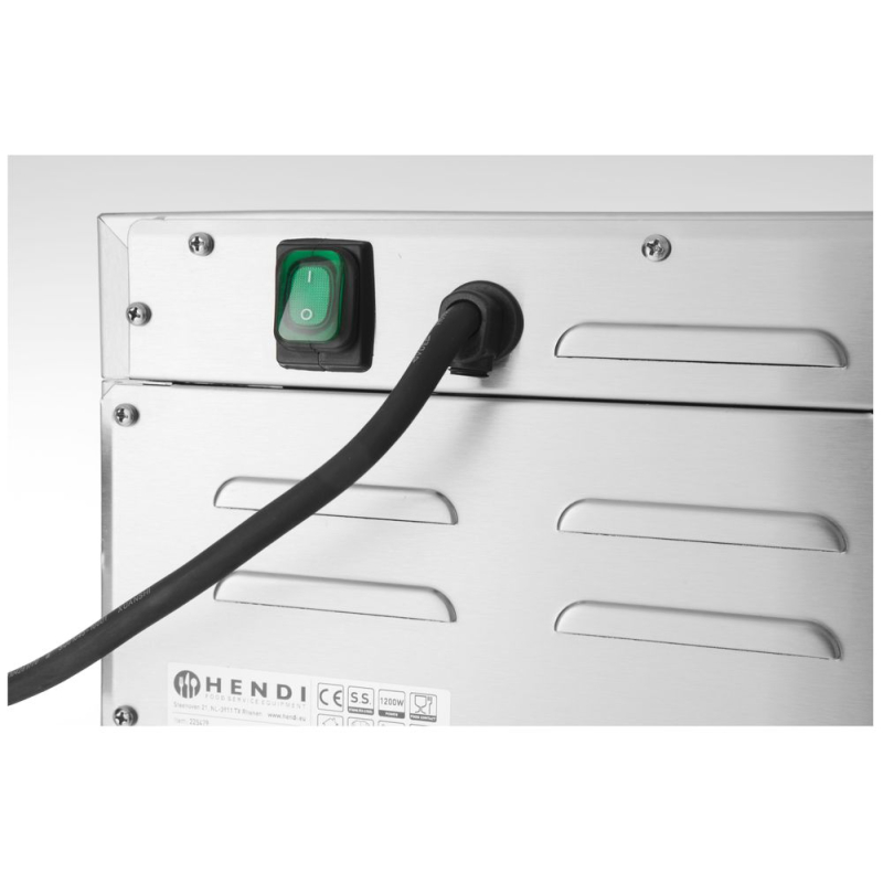 Four Basse Temp&eacute;rature Professionnel 1200W 495x690x(H)413mm, Cuisson Pr&eacute;cise - Hendi