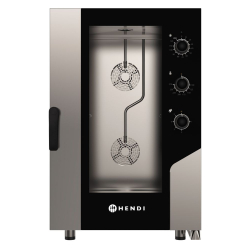 Four Mixte Professionnel 11x GN1/1, Capacit&eacute; 165-220 Plats/Jour - Hendi