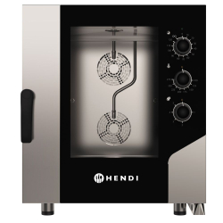 Four Mixte Professionnel 7x GN1/1, 10400W, Haute Capacit&eacute; pour Restauration - Hendi