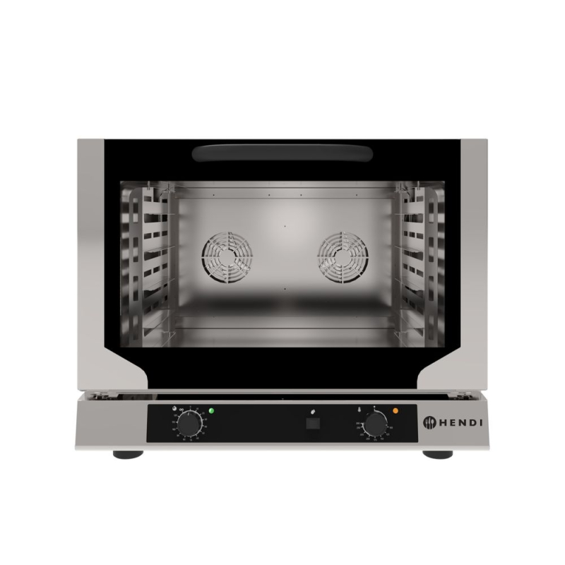 Four Mixte Professionnel Boulangerie P&acirc;tisserie 4x 600x400 Injection Vapeur - Hendi