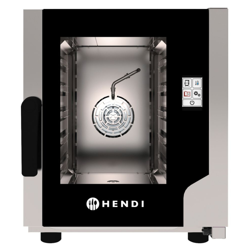 Four Mixte Snack 5 x GN 2/3, Vapeur Injection, &Eacute;cran Tactile, 30-270&deg;C - Hendi