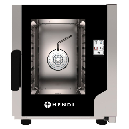 Four Mixte Snack 5 x GN 2/3, Vapeur Injection, &Eacute;cran Tactile, 30-270&deg;C - Hendi
