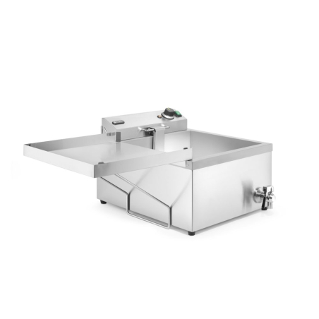 Friteuse &agrave; Beignets Professionnelle 12 L Inox 3500W - Hendi