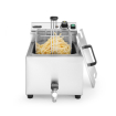 Friteuse &Eacute;lectrique Professionnelle Profi Line 8L 3500W avec Robinet de Vidange - Hendi