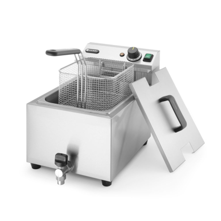 Friteuse &Eacute;lectrique Professionnelle Profi Line 8L 3500W avec Robinet de Vidange - Hendi