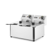 Friteuse professionnelle double Kitchen Line 2x4L (8L) 6000W Inox - Hendi